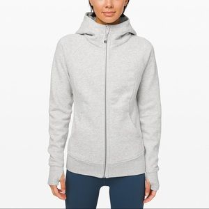 Lululemon Women's Scuba Hoodie Heathered White
